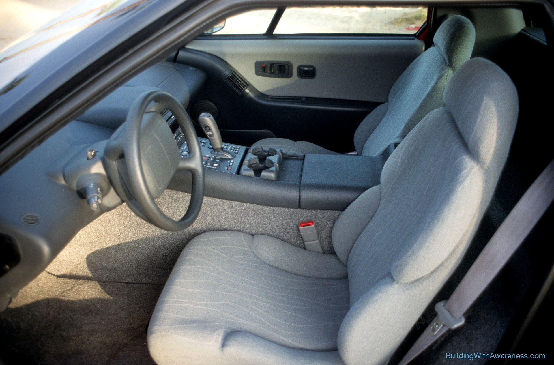 EV1 interior and seats