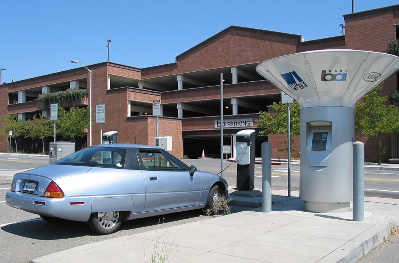 EV1 charging in Walnut Creek, California