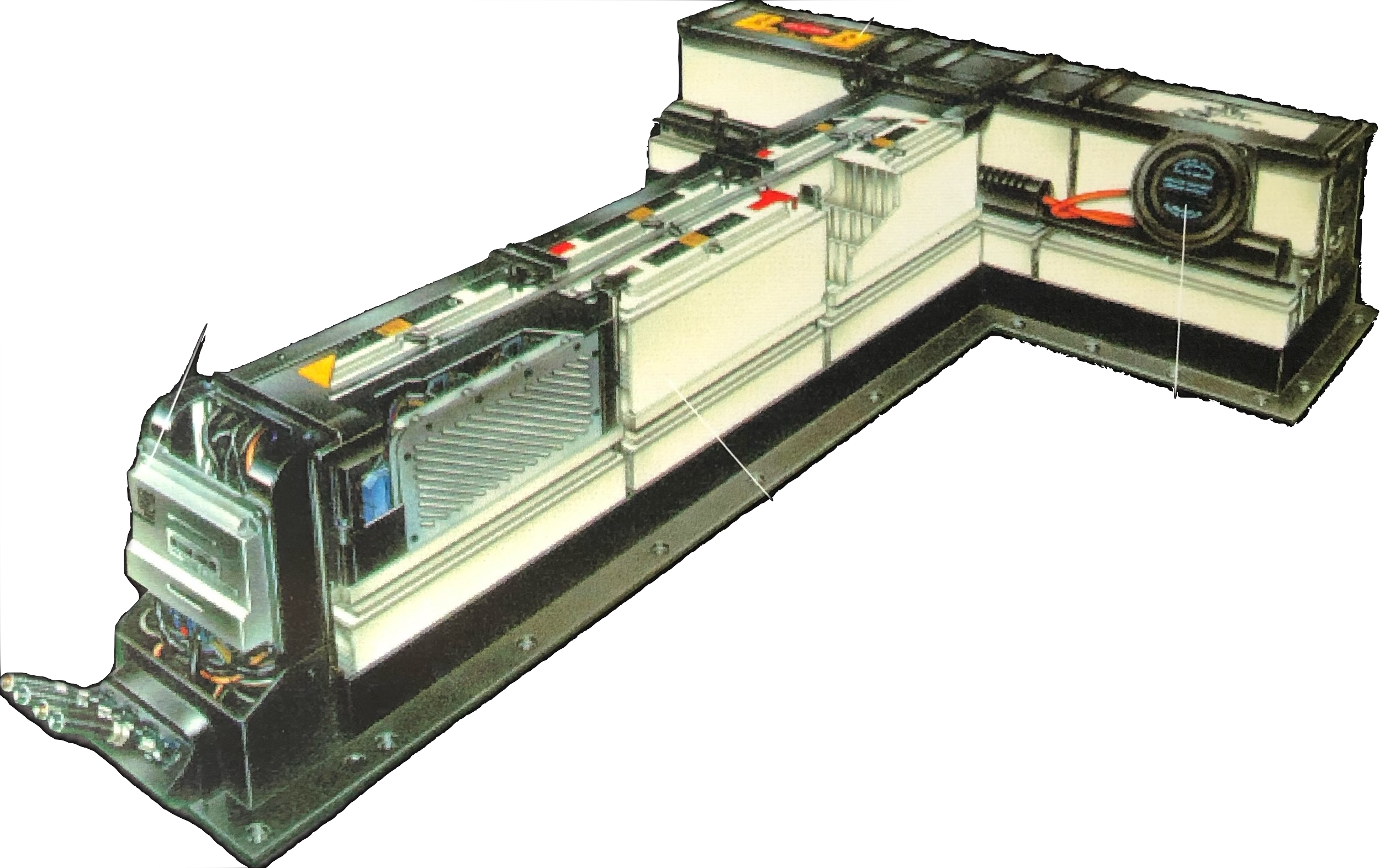 EV1 battery pack — lead-acid or NiMH modules