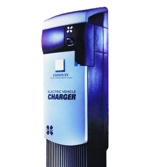 Edison EV Electric Vehicle Charger — wall or floor mounted, inductively coupled